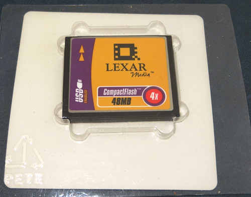 Lexar media compactflash 48mb - media,