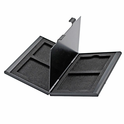 Black aluminum memory card - aluminum,