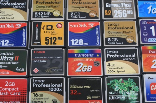 Compactflash memory cards - memory,