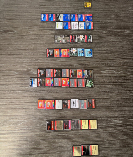 Compactflash card lot - compactflash, cf