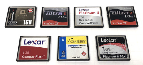 Seven assorted 1gb - seven, compact
